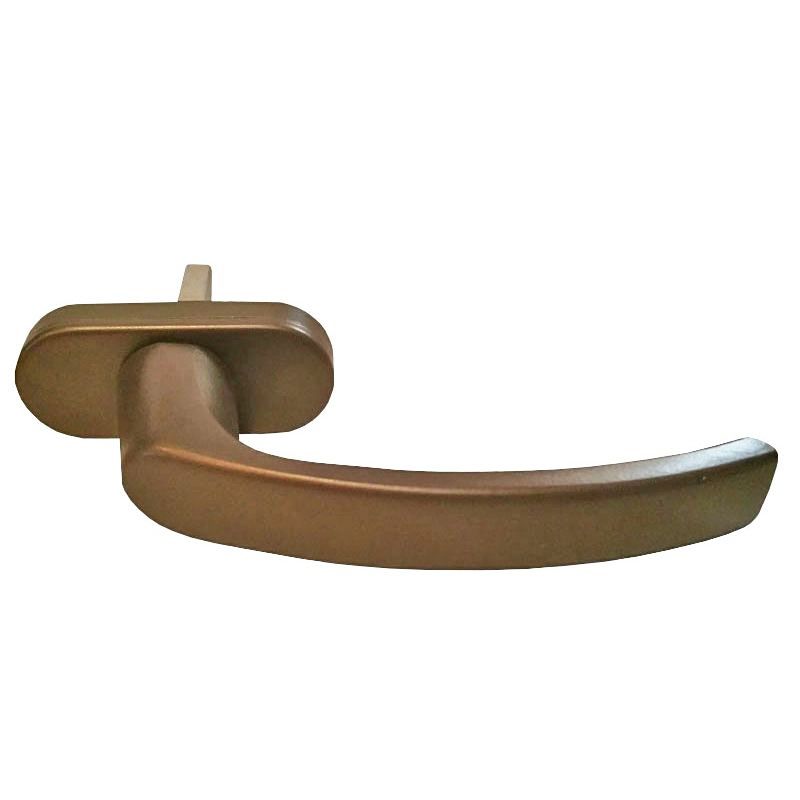 ABLAK FÉLKILINCS ALU BARNA FESTETT RAL8003 KAPPA ABK-0171 ABLAK-ERKÉLYAJTÓ KILINCS