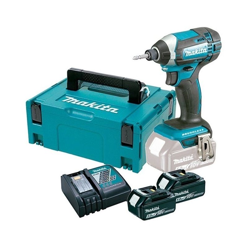 MAKITA DTD152RTJ AKKUS ÜTVECSAVAROZÓ 18V 2DB 5Ah AKKUVAL+KOFFER 