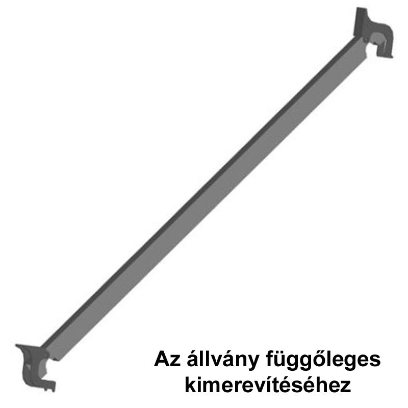 ZARGES 44420 ÁTLÓS MEREVÍTŐ 1.5M ÁLLVÁNYHOZ MODULMASTER 1800mm HOSSZÚ 