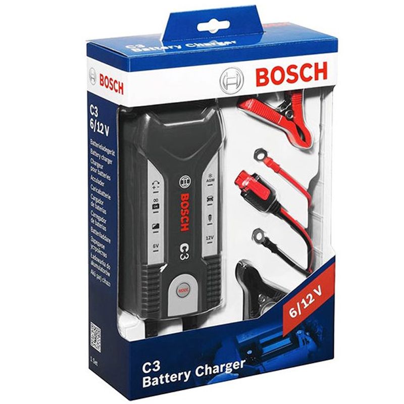 BOSCH 018999903M-KM1 AKKUMULÁTOR TÖLTŐ C3 6/12V JÁRMŰHÖZ  AKKUMULÁTOROK ÉS TÖLTŐK