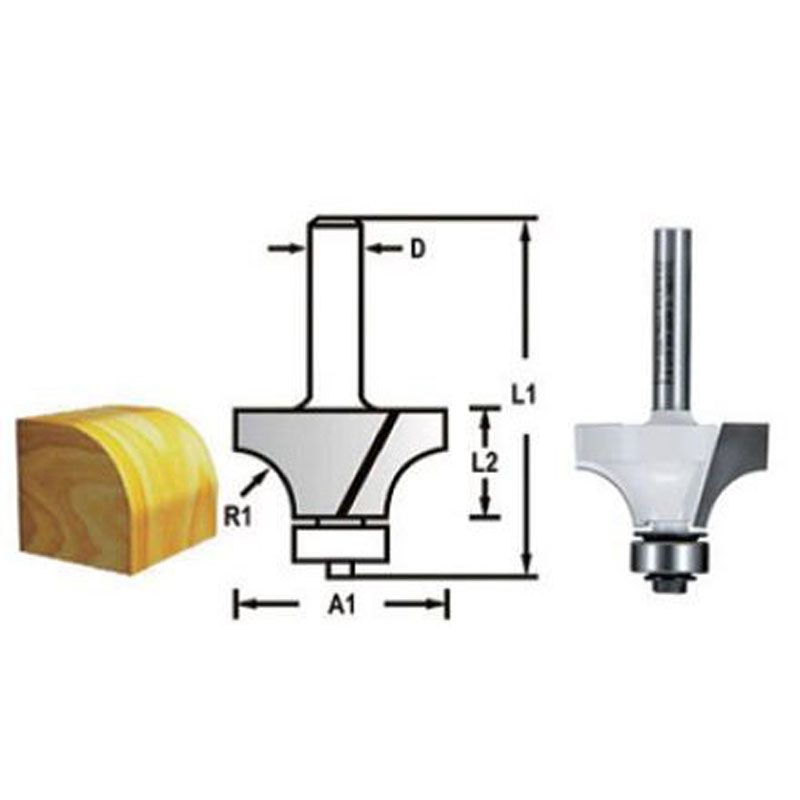 MAKITA D-48321 FELSŐMARÓ LEKEREKÍTŐ D28,6 R7,9mm 6SZÁR CSAPÁGYAS  MARÁS