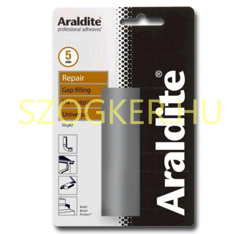 RAGASZTÓ ARALDIT GYURHATÓ FÉM 50GR. ALU,RÉZ,ACÉL,INOX.FA,STB ARALDITE REPAIR RAGASZTÁSTECHNIKA