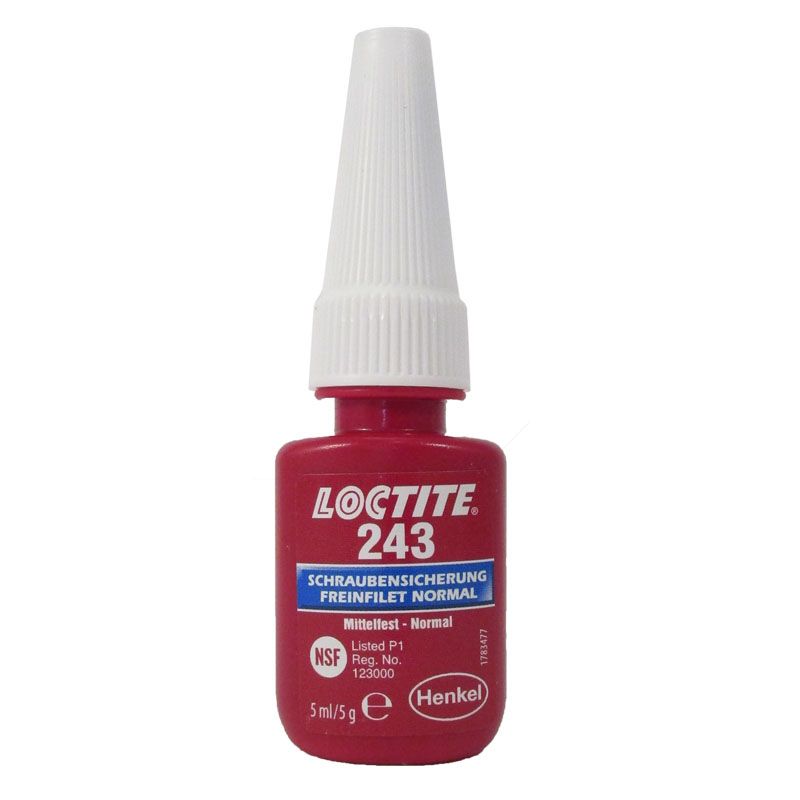 CSAVAR RÖGZÍTŐ 5ML KÖZEPES SZILÁRDSÁGÚ LOCTITE 243/5 RAGASZTÁSTECHNIKA