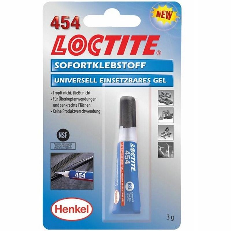 RAGASZTÓ PILLANAT 3GR. LOCTITE 454/3 RAGASZTÁSTECHNIKA