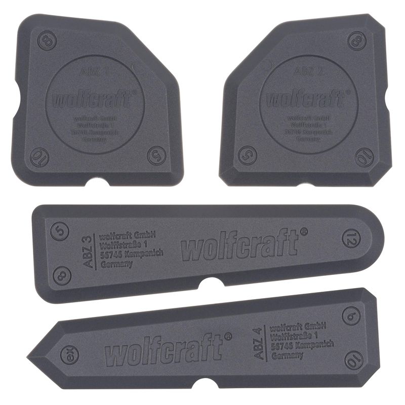 WOLFCRAFT 4330000 FUGALEHÚZÓ KÉSZLET 4 RÉSZES ÉPÍTŐIPARI SZERSZÁMOK WOLFCRAFT 4330000 FUGALEHÚZÓ KÉSZLET 4 RÉSZES ÉPÍTŐIPARI SZERSZÁMOK