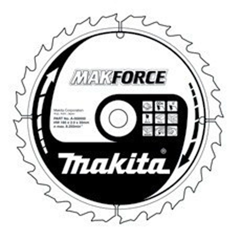 MAKITA B-08486 KÖRFŰRÉSZTÁRCSA D190*30/40F. FÁHOZ STANDARD TÍPUS  KÖRFŰRÉSZ TÁRCSA