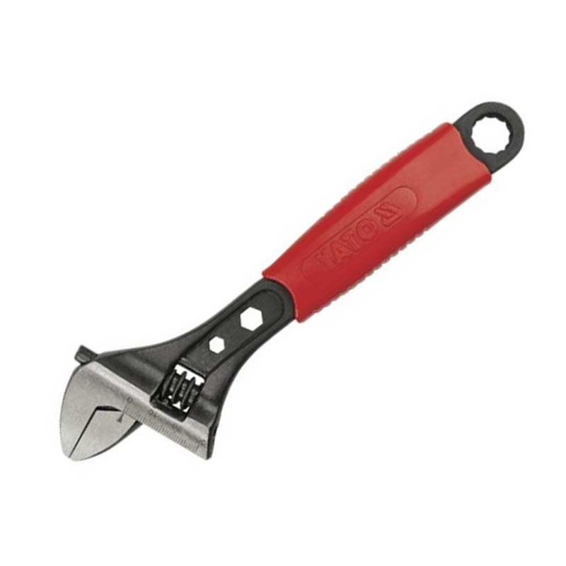 YATO 2173 ÁLLÍTHATÓ VILLÁSKULCS 300mm MŰANYAG MARKOLATTAL FRANCIA SZERSZÁM-KULCSOK YATO 2173 ÁLLÍTHATÓ VILLÁSKULCS 300mm MŰANYAG MARKOLATTAL FRANCIA SZERSZÁM-KULCSOK