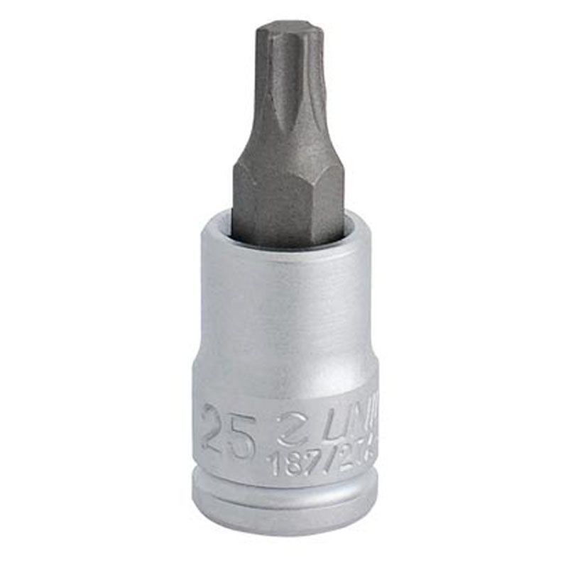 UNIOR 607904 DUGÓKULCS BEHAJTÓHEGY 1/4col 187/2TX /10 TORX  SZERSZÁM-KULCSOK