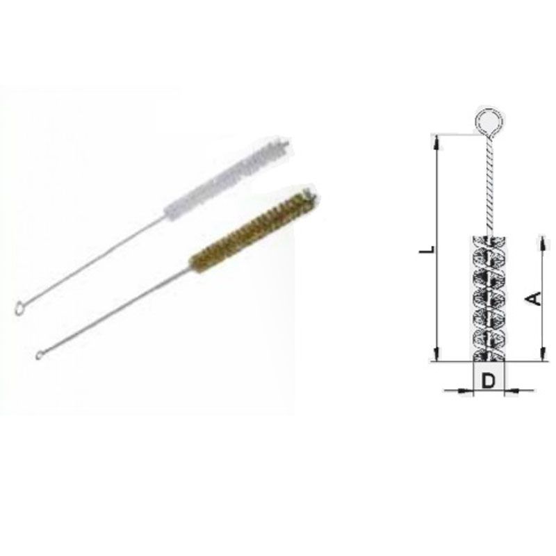 OSBORN 8165120003 CSŐKEFE D12*100*300MM SÁRGARÉZ KÉZI FELHASZNÁLÁSRA  DRÓTKORONGOK ÉS KEFÉK