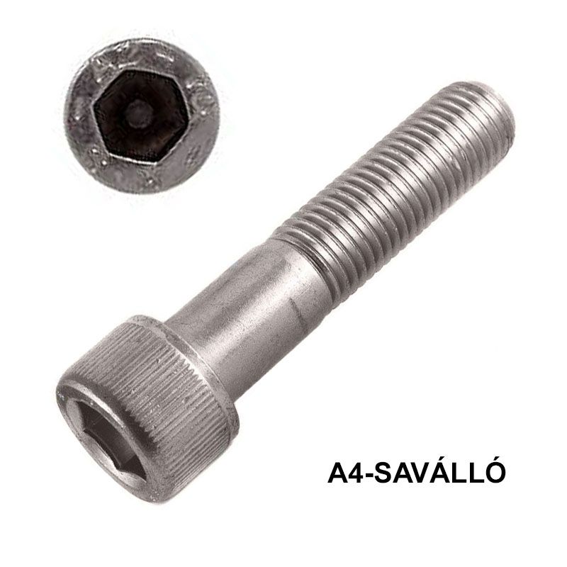 BK HENGERESFEJŰ M10*50 DIN 912 A4 SAVÁLLÓ  METRIKUS CSAVAROK BK HENGERESFEJŰ M10*50 DIN 912 A4 SAVÁLLÓ  METRIKUS CSAVAROK
