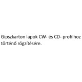 GIPSZKARTON CSAVAR D3.5*55 SFKH FÉMHEZ-FOSZFÁTOZOTT IMPORT FS3555 GIPSZKARTON- GIPSZROST CSAVAR