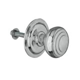 AMIG 14/6445 AJTÓGOMB KÖR ROZETTÁS D61/80 FIX MATT KRÓM GÖMB EXTRA NAGY 