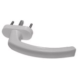 ABLAK FÉLKILINCS ALU EZÜST FESTETT KAPPA ABK-0160 ABLAK-ERKÉLYAJTÓ KILINCS