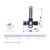 FELSŐMARÓ TISZTÍTÓ D16*32mm D08mm SZÁR HSS FAIPARI KÉTÉLŰ MASSIVETOOLS 151583C MARÁS