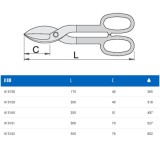 UNIOR 615160 BÁDOGOS OLLÓ 250mm 573/7P  DEKORKÉSEK, -PENGÉK, HÁZTARTÁS