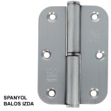 AJTÓPÁNT KEREKÍTETT 90*65mm INOX BAL/IZDA MAGYAR JOBB MHA 477 AJTÓVASALAT