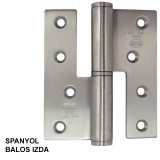 AJTÓPÁNT SZÖGLETES 100*88*3mm INOX BAL IZDA MAGYAR JOBB MHA 478-AMIG 426/4728 AJTÓVASALAT