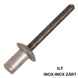 HÚZÓSZEGECS ZÁRT 4.0*12 FGF INOX-INOX DSU ILF  POPSZEGECS-HÚZÓSZEGECS