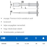 UNIOR 609286 BETONVÉSŐ LAPÁT 050mm KÉZVÉDŐS 667/6AHS KÉK-FEKETE SZÍNŰ  ÉPÍTŐIPARI SZERSZÁMOK