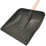 HÓLAPÁT MŰANYAG 38cm NYELEZETT ÉLVÉDŐ NÉLKÜL FEKETE IMPORT KERTI- ÉS TEREPSZERSZÁMOK