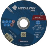 VÁGÓKORONG ACÉL D125*1.0 22LYUK A60S(T)-BF METALYNX PRO 388209