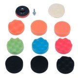 YATO 47930 POLÍROZÓSZIVACS KÉSZLET D80 +KORONG TÉPŐZÁRAS 12 RÉSZES  VÁGÁS,CSISZOLÁS ÉS POLÍROZÁS