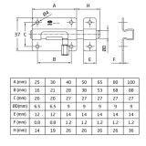 AMIG 800/8068 TOLÓZÁR BAJONETT 100mm INOX HENGERES KIVITEL  BÚTORVASALAT