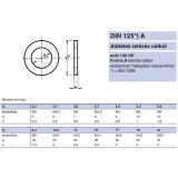 LAPOS ALÁTÉT STANDARDM06(D6,4) DIN 125A NAT. (140HV)  ALÁTÉTEK