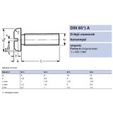 DFEH CSAVAR M05*16 DIN 85 SÁRGARÉZ RETRO  METRIKUS SÁRGARÉZ CSAVAROK