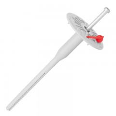 FISCHER 03832 UTOLSÓ DARABOK SZIGETELÉSTARTÓ D8*245 MŰAG. FÉM ÉKKEL TERMOZ  SZIGETELŐANYAG RÖGZÍTÉS