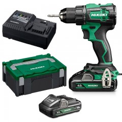 AKKUS FÚRÓ-CSAVAROZÓ  18V 2DB 4Ah AKKU+TÖLTŐ+KOFFER HIKOKI DS18DEWHZ FÚRÓ-CSAVAROZÓ