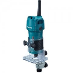 MAKITA 3709 ÉLMARÓ 530W BEFOGÁS 06mm ÁTLÁTSZÓ VEZ.TALP  ÉLMARÓ