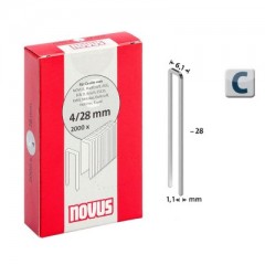 TŰZŐKAPOCS C 28*6,1mm 2000DB/CSOMAG 1,1mm VASTAG NOVUS 042-0724 4/28 TARTOZÉKOK