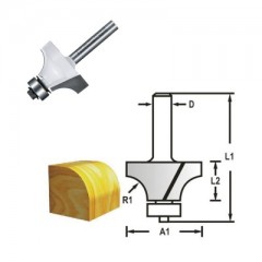 MAKITA D-48468 FELSŐMARÓ LEKEREKÍTŐ D22,2 R4,8mm 6SZÁR CSAPÁGYAS  