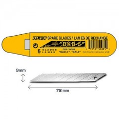 OLFA DKB-5 DEKORPENGE 9mm 5DB/CSOMAG  DEKORKÉSEK, -PENGÉK, HÁZTARTÁS