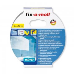 FIX-O-MOLL 3563056 KÉTOLDALAS RAGASZTÓSZALAG 05M*19mm TÜKÖRHÖZ, SZIVACSOS  SZALAGOK