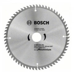 BOSCH 2608644391 KÖRFŰRÉSZTÁRCSA D210*30/64F. ALUMÍNIUMHOZ ECO  KÖRFŰRÉSZ TÁRCSA