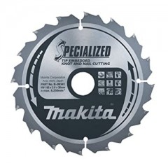 MAKITA B-09341 KÖRFŰRÉSZTÁRCSA D185*30/16F. FÁHOZ BETÉTFOGAZÁSSAL  