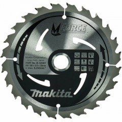 MAKITA B-32007 KÖRFŰRÉSZTÁRCSA D165*20/24F. FÁHOZ MFORCE TÍPUS  