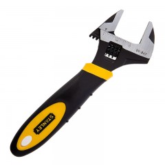STANLEY 090947 ÁLLÍTHATÓ VILLÁSKULCS 150mm SÁRGA-FEKETE MŰANYAG MARKOLAT  SZERSZÁM-KULCSOK