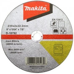MAKITA D-18792 VÁGÓKORONG INOXHOZ D230*2mm 22LYUK  